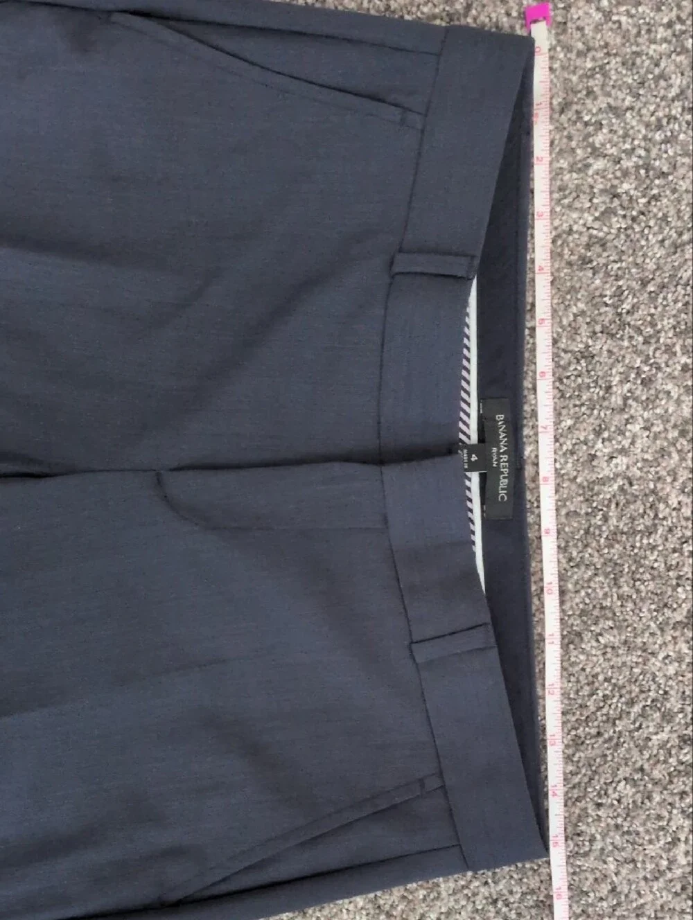 Banana Republic Women's Dark Navy Blazer (2) and Pant (4) Set (50% Wool)